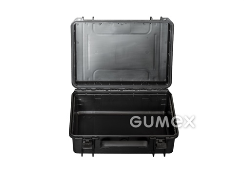 Vodotesný kufor MAX, výška 464mm (426mm), šírka 366mm (290mm), hĺbka 176mm (159mm), IP67, PP, bez výplne, čierny